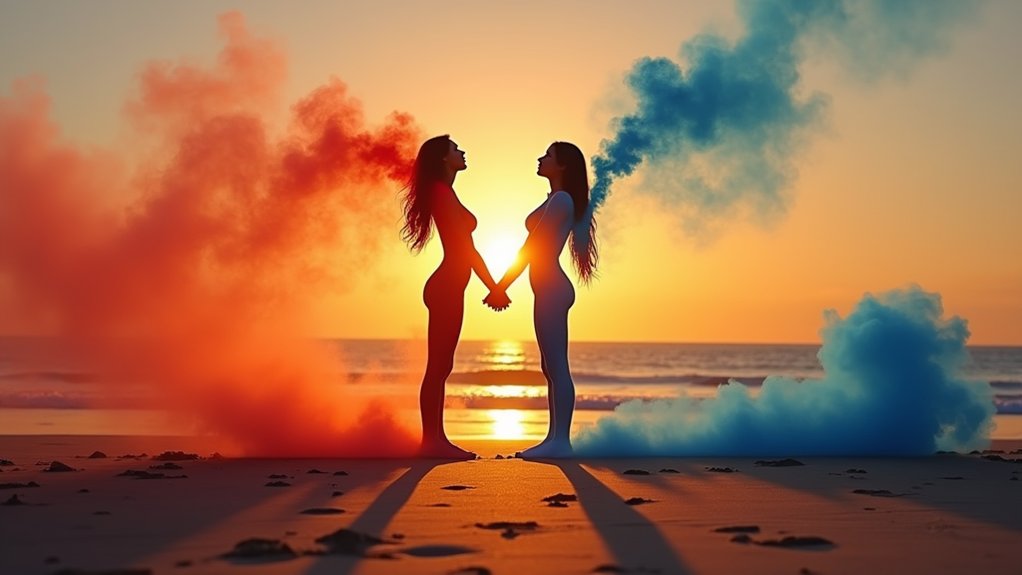aries libra connection sparks